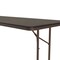 Correll Rectangle Commerical Folding Utility Table, 24" W, 72" L, 29" H, Melamine Laminate Top, Walnut CF2472M-01 - alternate 9
